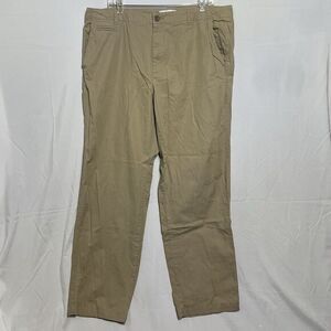 CALVIN KLEIN Pants Mens Size 38x32‎ Tan Chino Classic Dad Casual Office Career